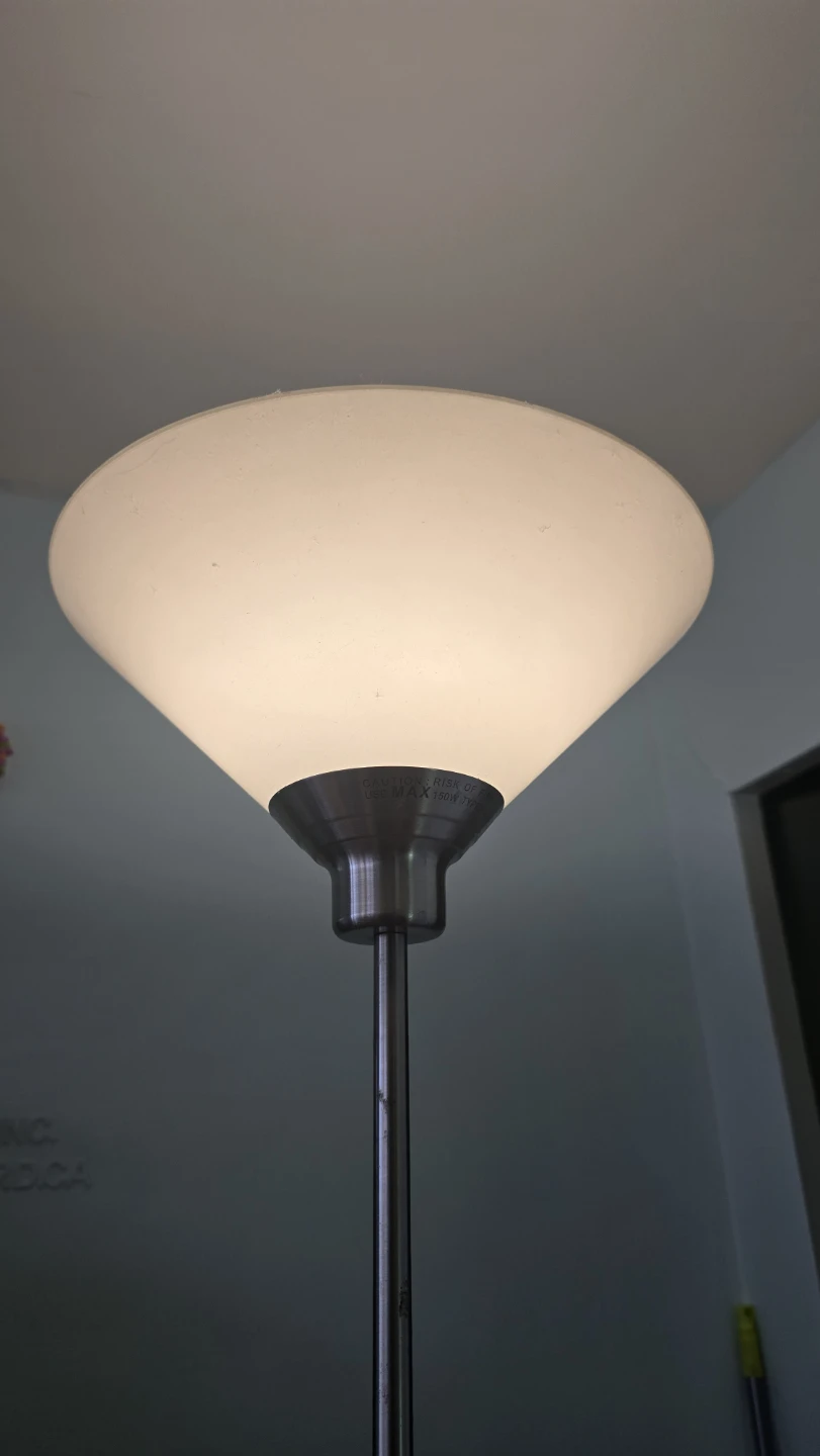 Silver Floor Lamp
