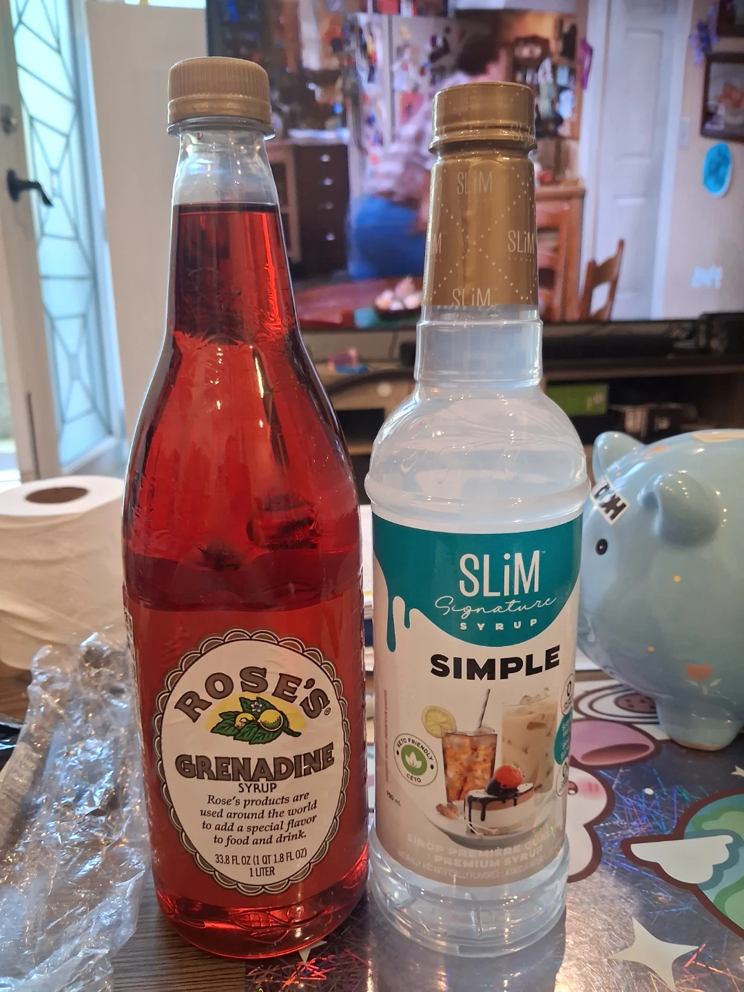 Rose's Grenadine Syrup & Slim Signature Simple Syrup