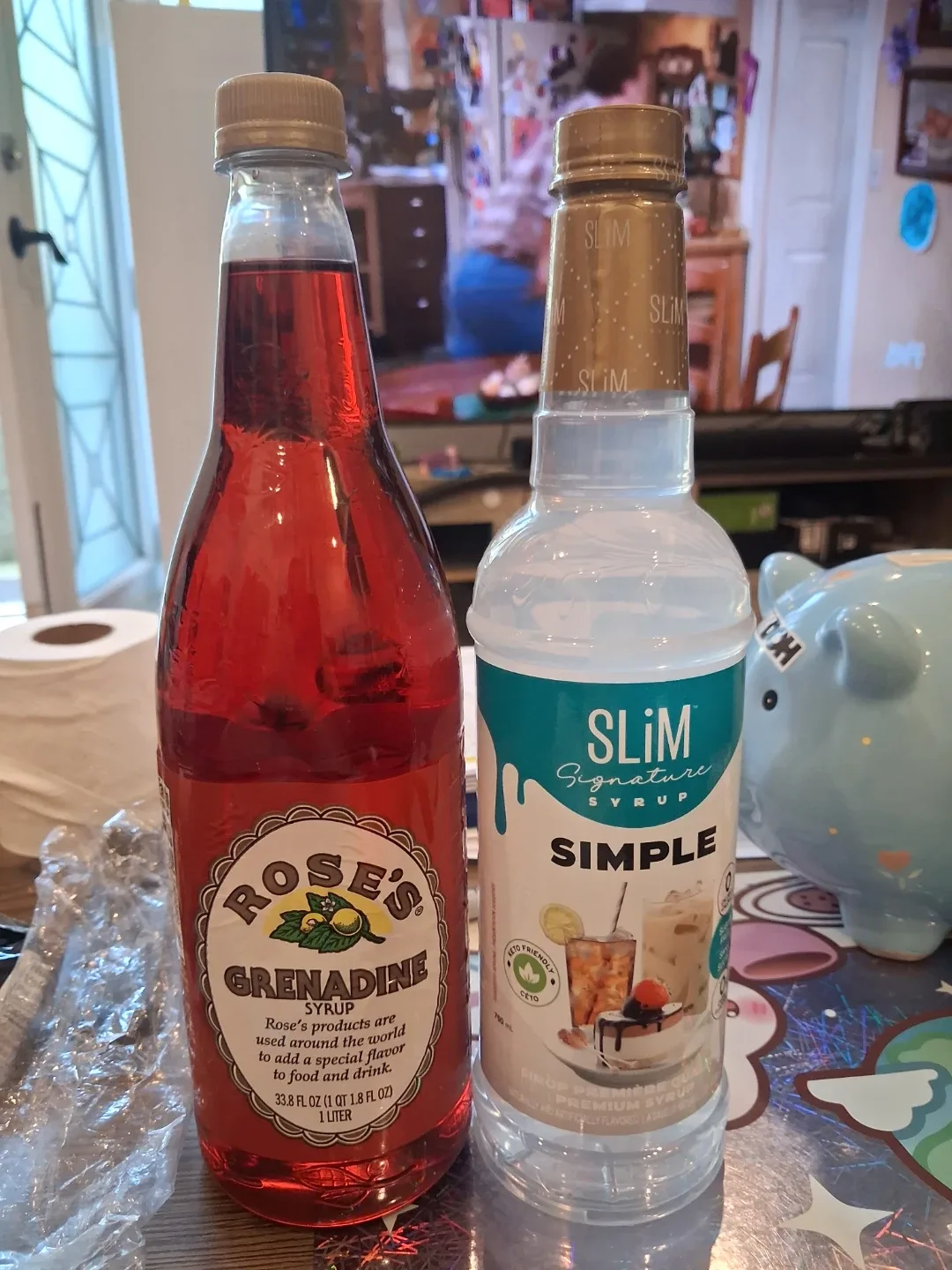 Rose's Grenadine Syrup & Slim Signature Simple Syrup