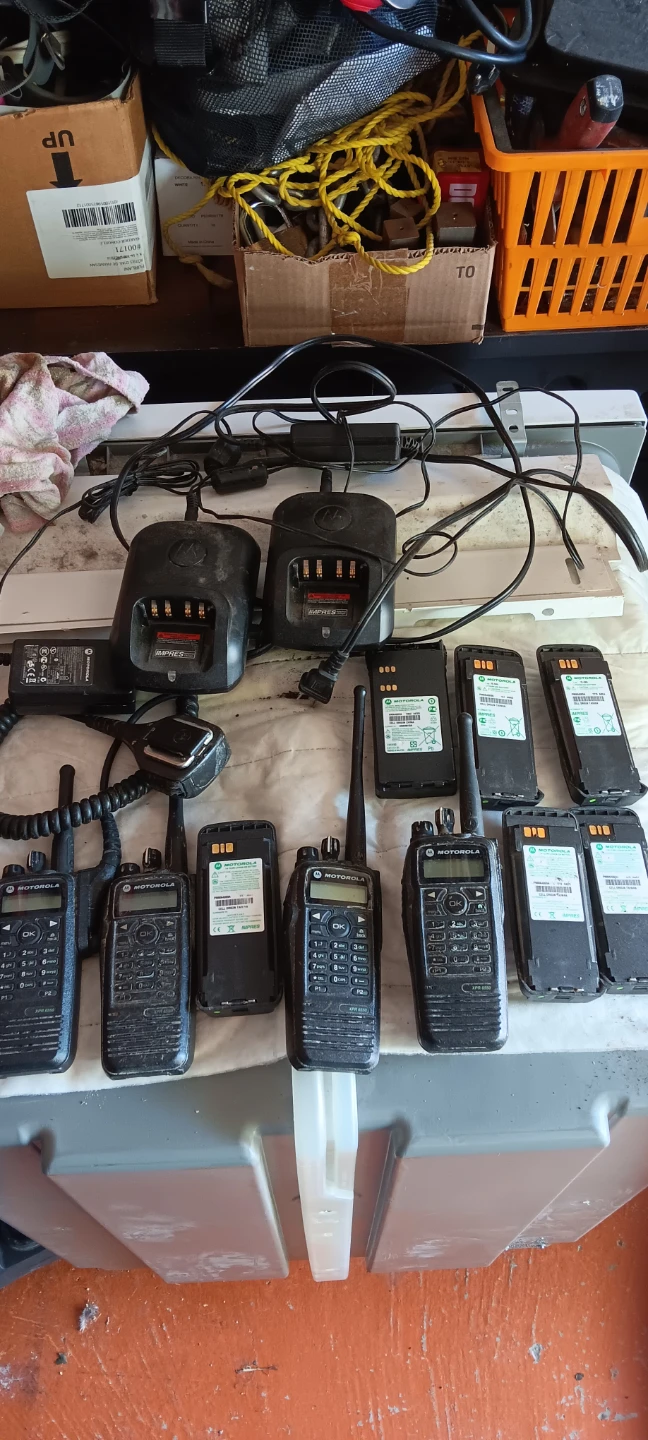 Motorola XPR 6550 Radios and Chargers