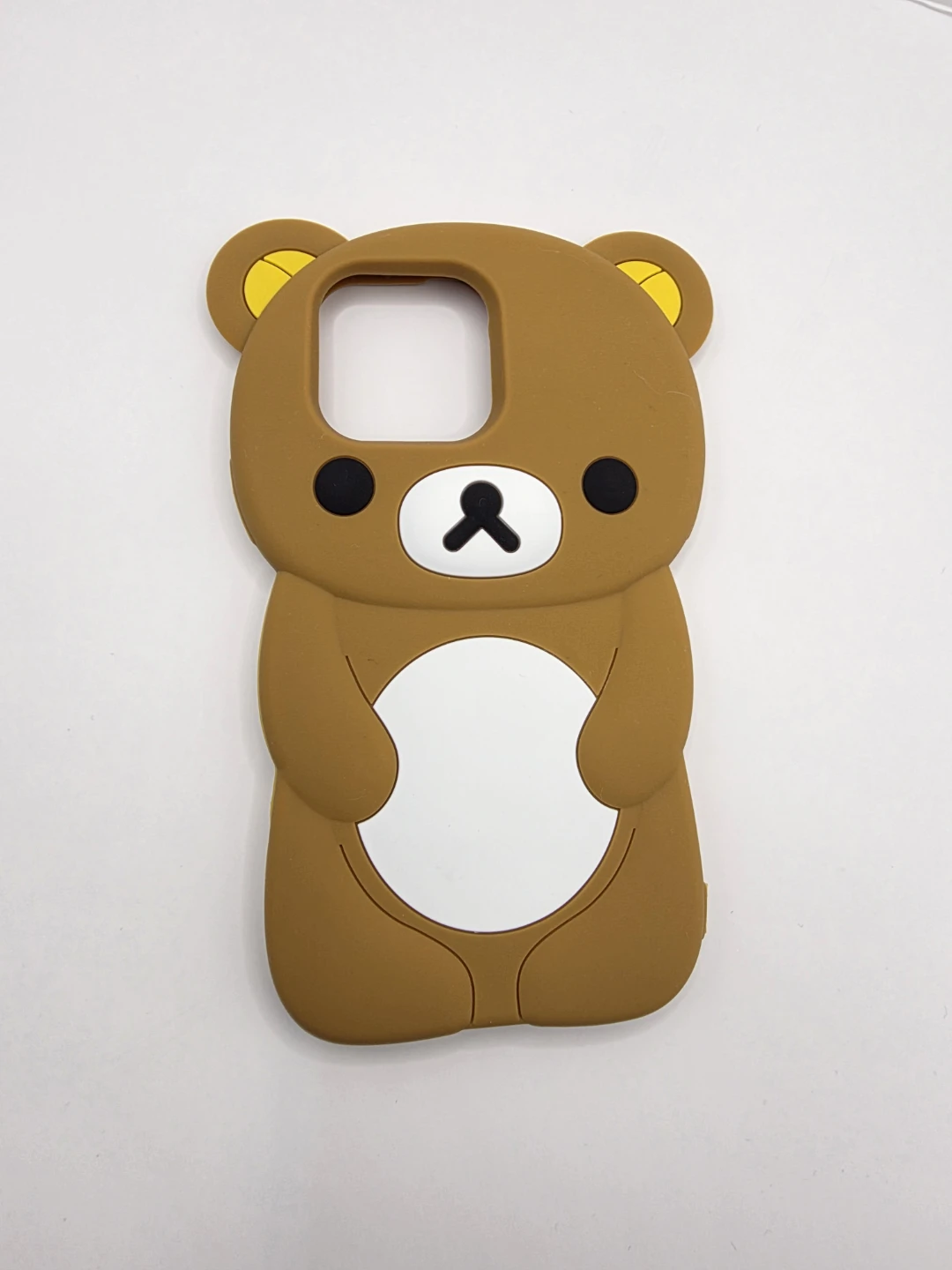 IPhone 15Pro Max/16 Bear Brown 3D Cartoon Shockproof Silicone