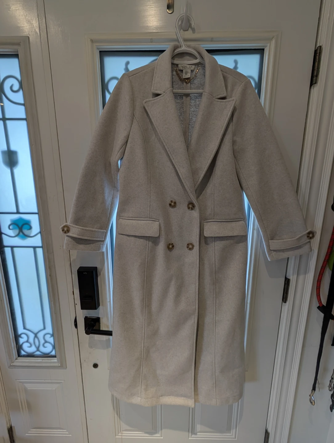 Rachel Zoe Coat - Light Grey, Size M