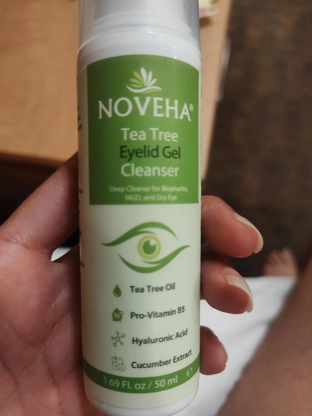 Noveha Tea Tree Eyelid Gel Cleanser 50ml