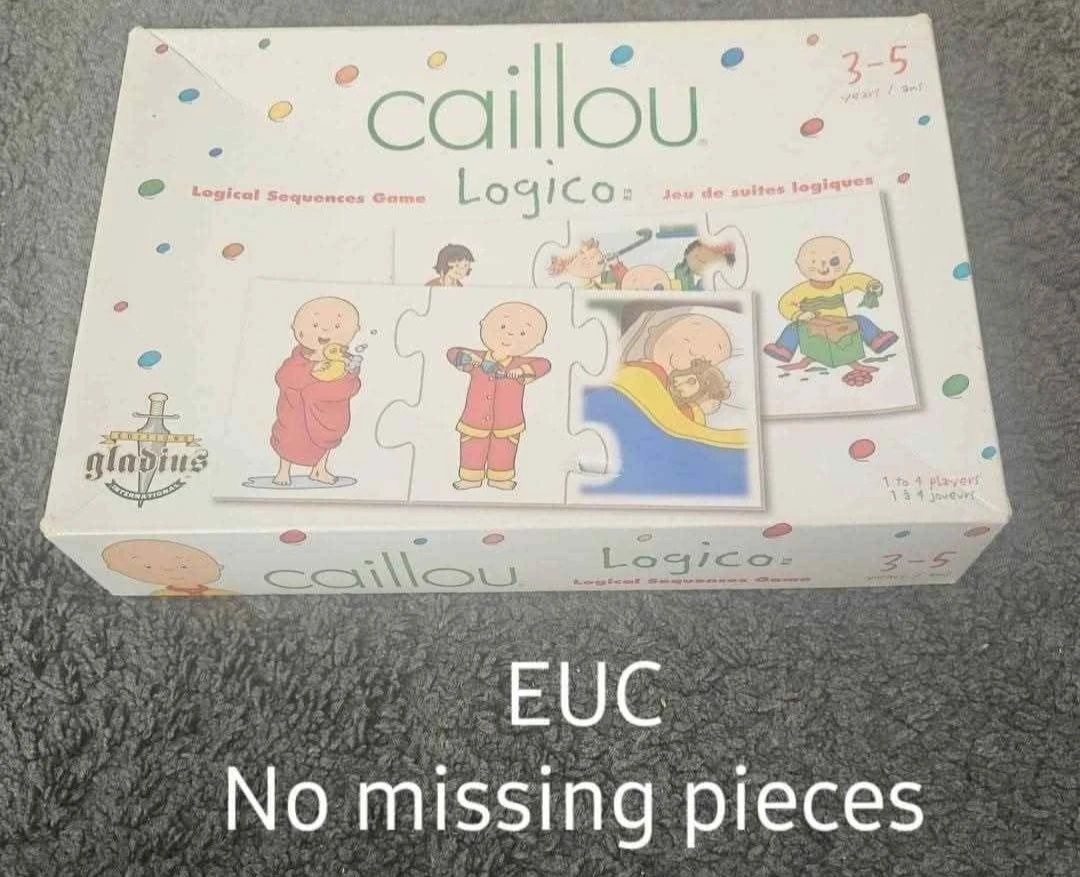 Caillou Logic Puzzle