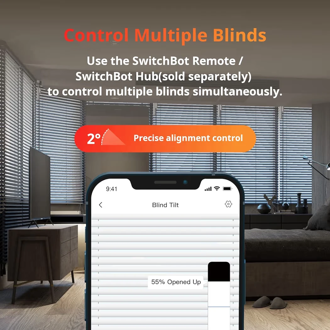 SwitchBot Blind Tilt Motorized Blind Retrofit - photo 5