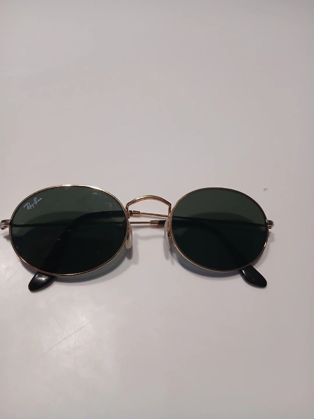Ray-Ban Oval Sunglasses Gold Frame - photo 2