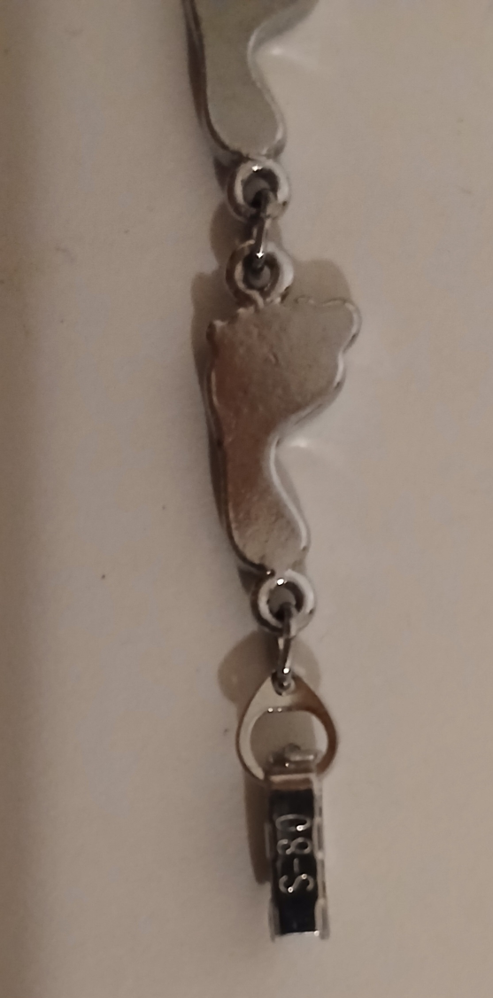 Silve 800 Footprint charm bracelet - photo 2