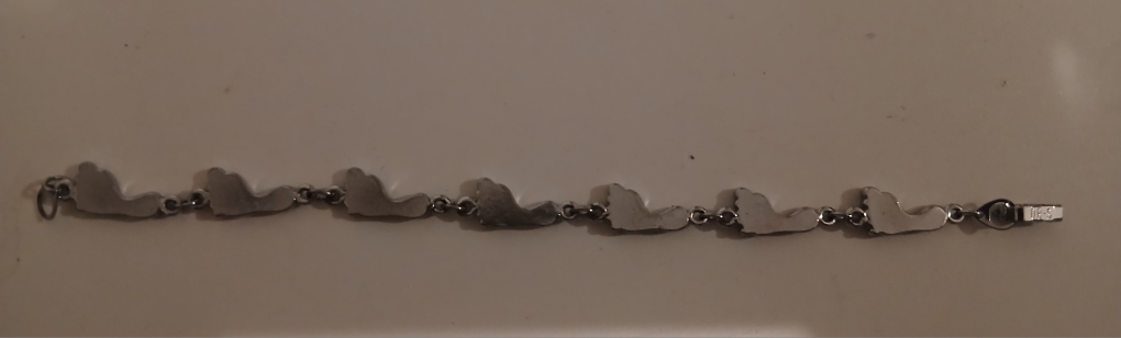 Silve 800 Footprint charm bracelet - photo 3