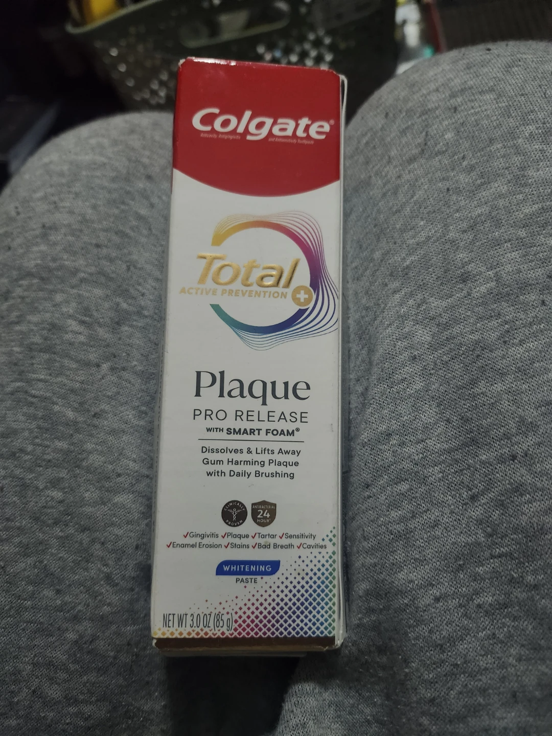 Colgate Total Plaque Pro Release Whitening Toothpaste 3.0 oz