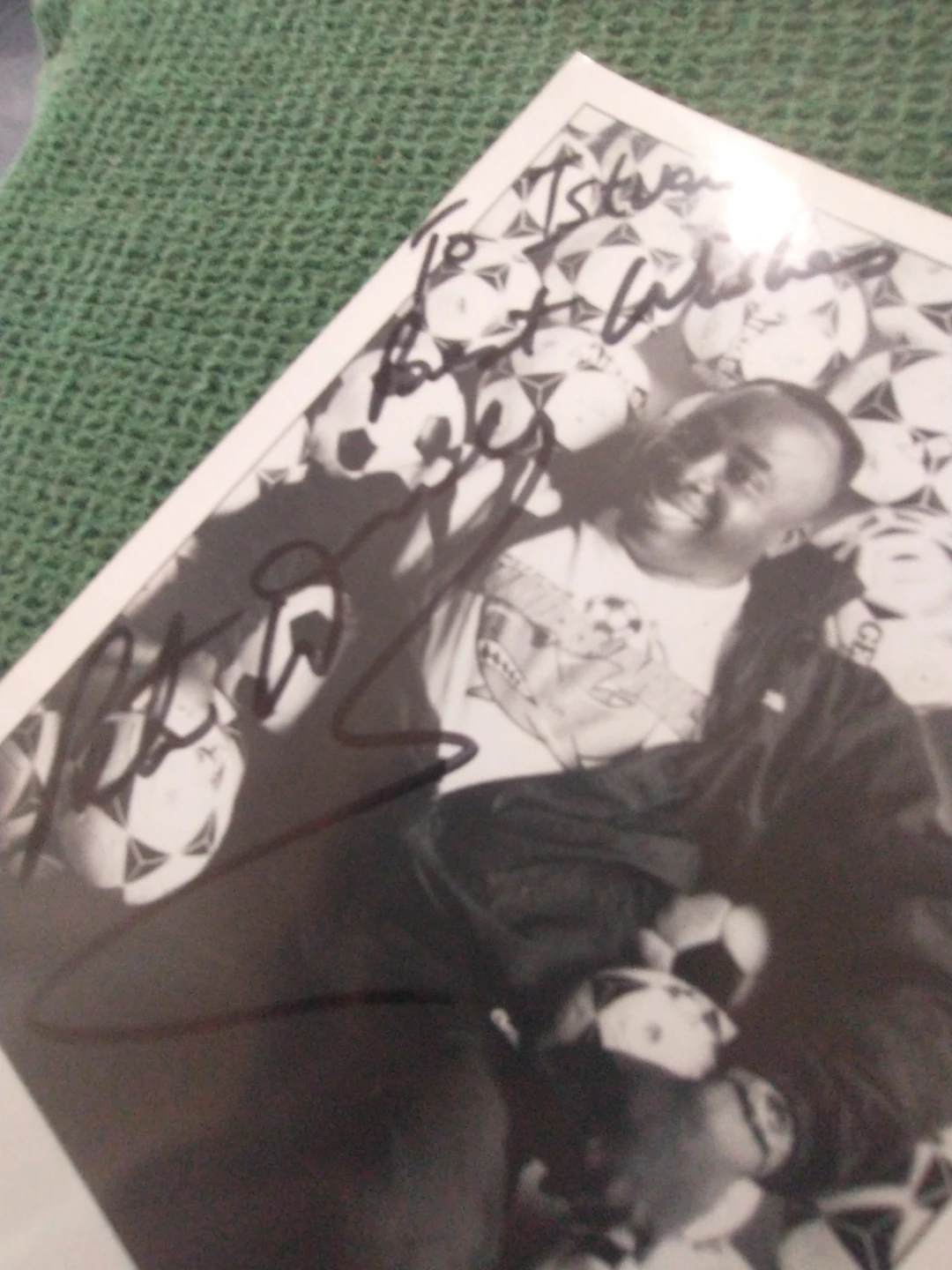1992-1997 Peter Duah Arizona Sandsharks Signed Photo, Sticker - photo 5