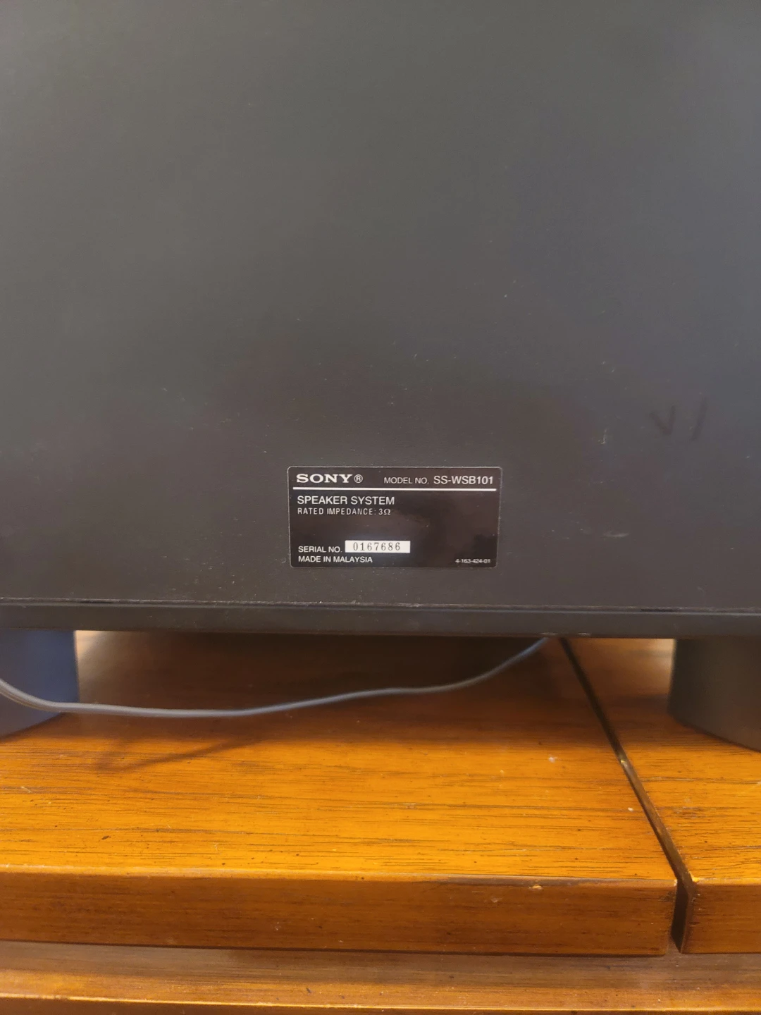 Sony Subwoofer - photo 3
