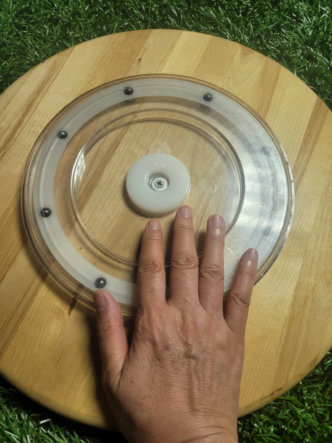 Wooden Lazy Susan Turntable - photo 3