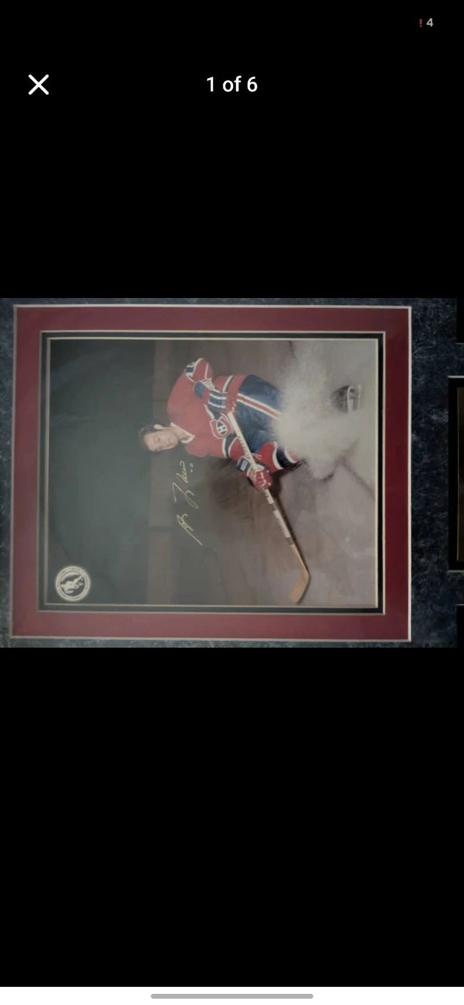 Framed Guy Lafleur Autographed Photo - photo 5