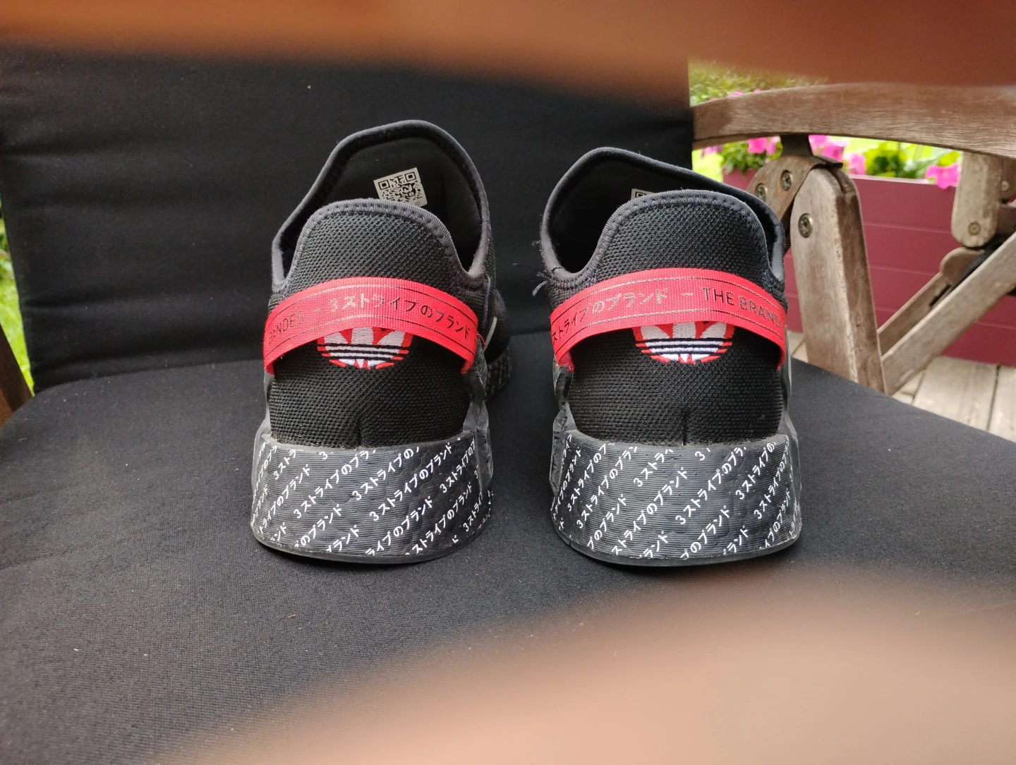 Adidas NMD_R1 V2 "Japan" Primeknit fit, with the full Boost