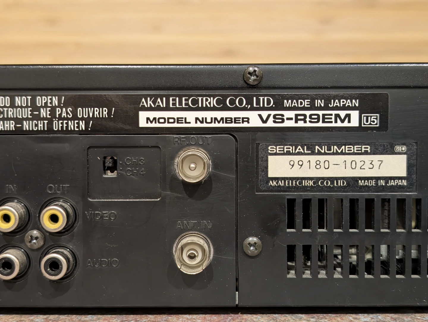 Multisystem VHS player PAL, MESECAM, NTSC - photo 5