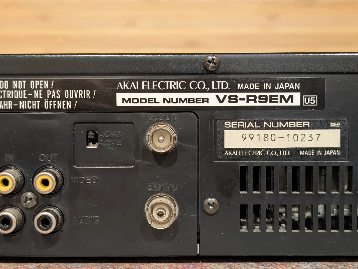 Multisystem VHS player PAL, MESECAM, NTSC - photo 5