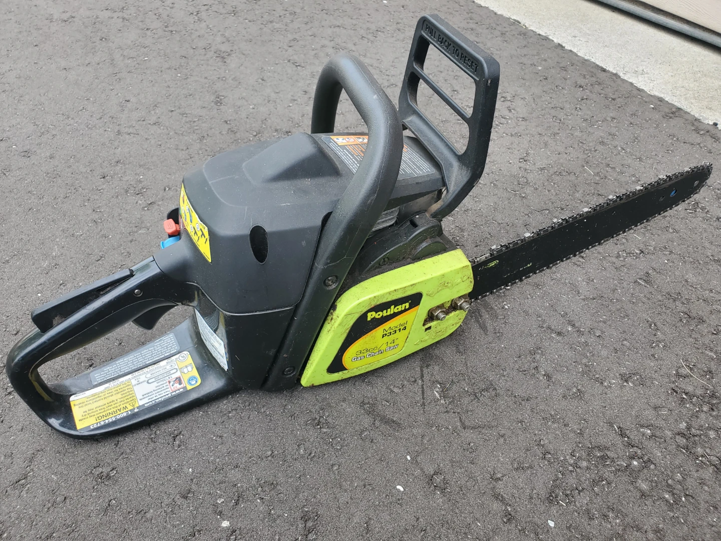 Poulan Pro Chainsaw PG316