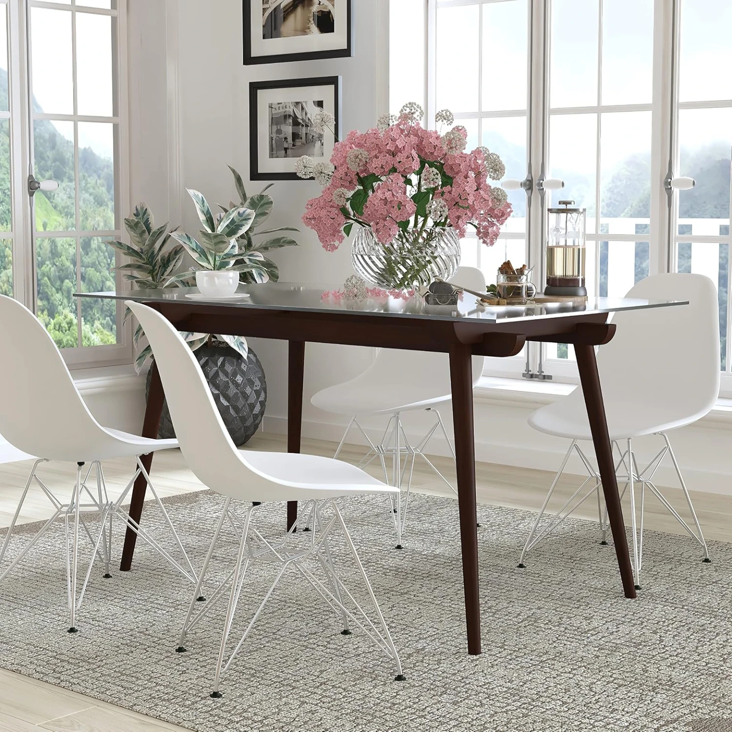 Flash Furniture 31.5" X 55" Solid Wood Table Glass Top - photo 3