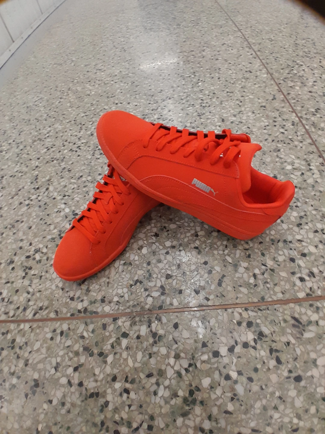 Puma Orange Suede Sneakers Women's Size 9 - photo 5