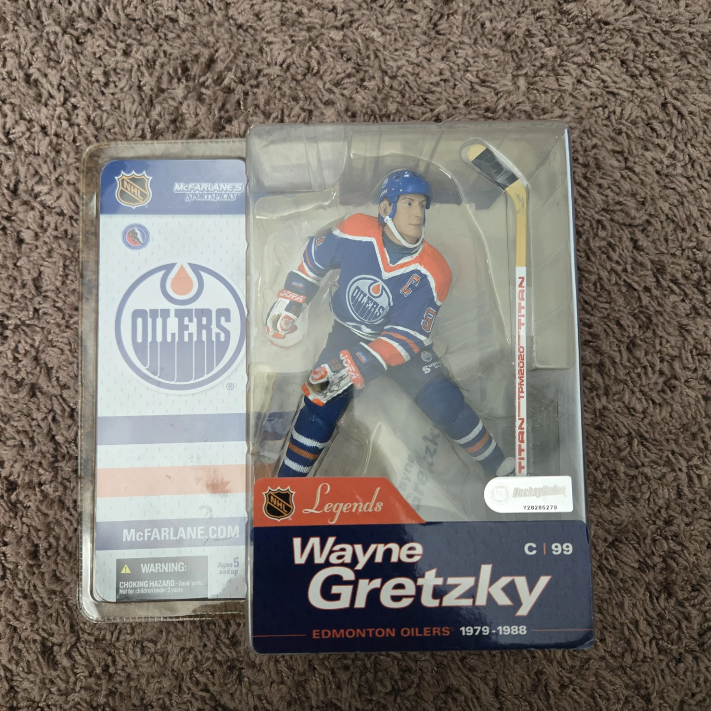 Wayne Gretzky Edmonton Oilers Action Figure
