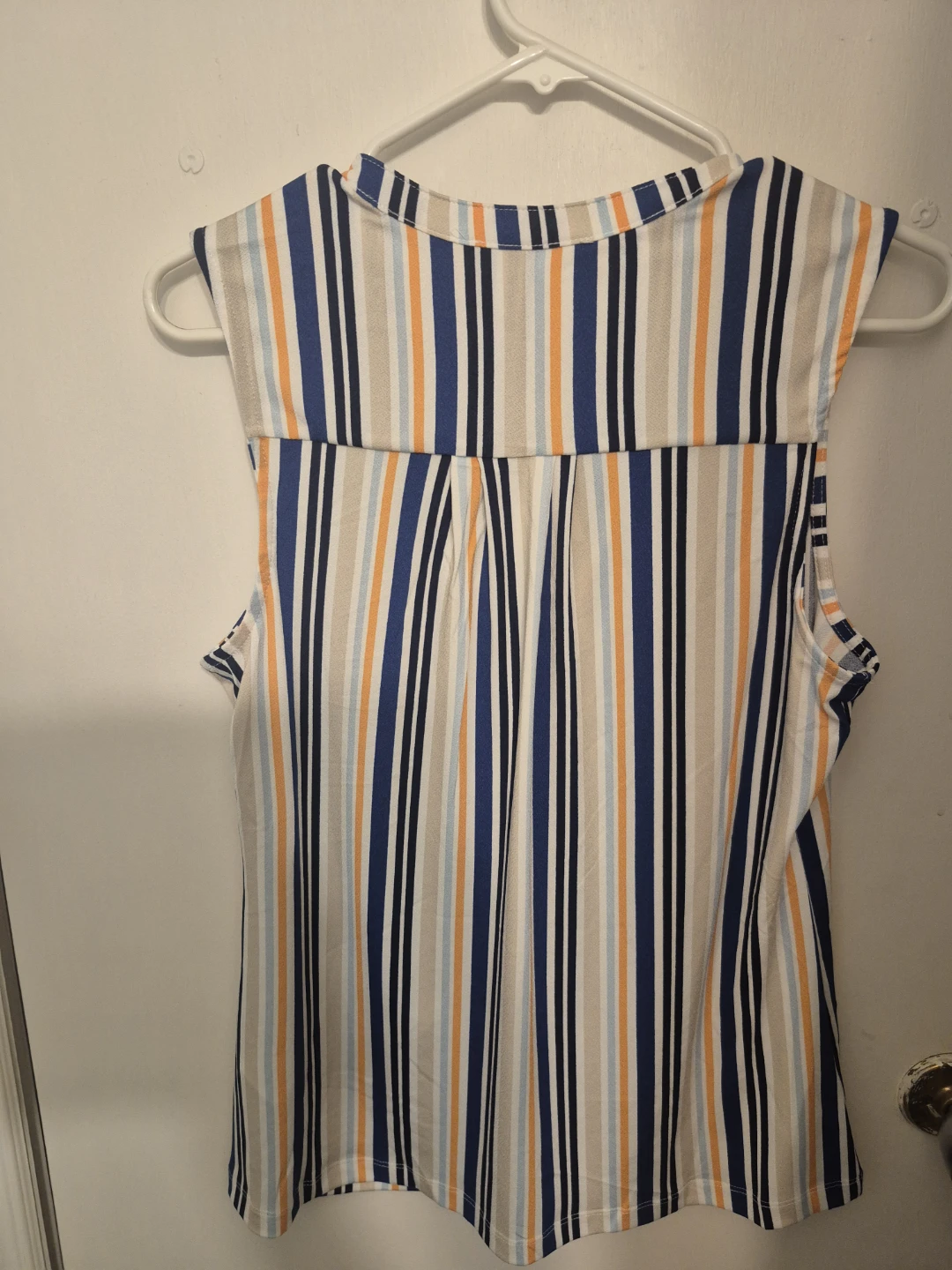 Cleo Sleeveless Striped Blouse - photo 2