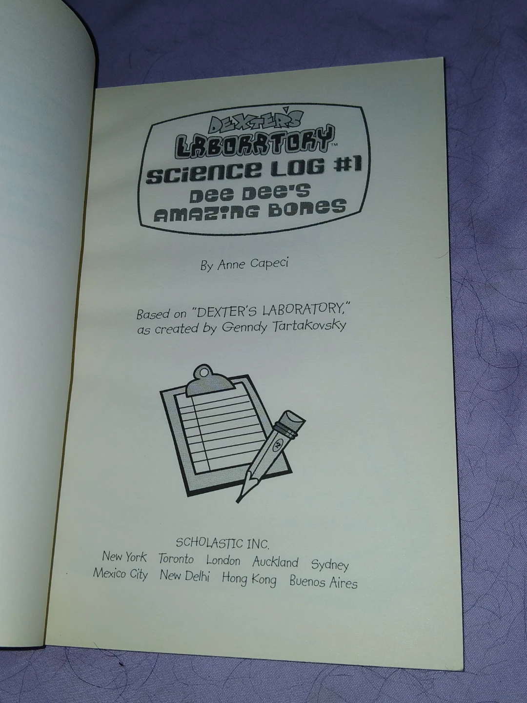 Dexter's Laboratory Science Log #1: Dee Dee's Amazing Bones Book - photo 3
