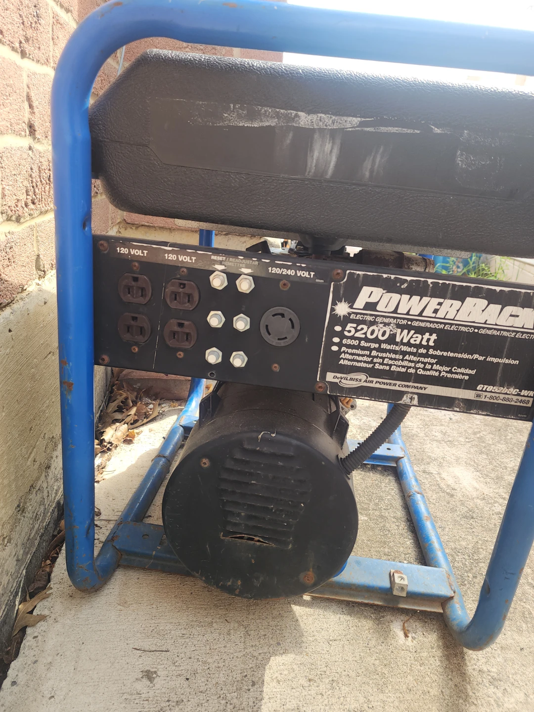 POWERBACK 5200 Watt Electric Generator - photo 5