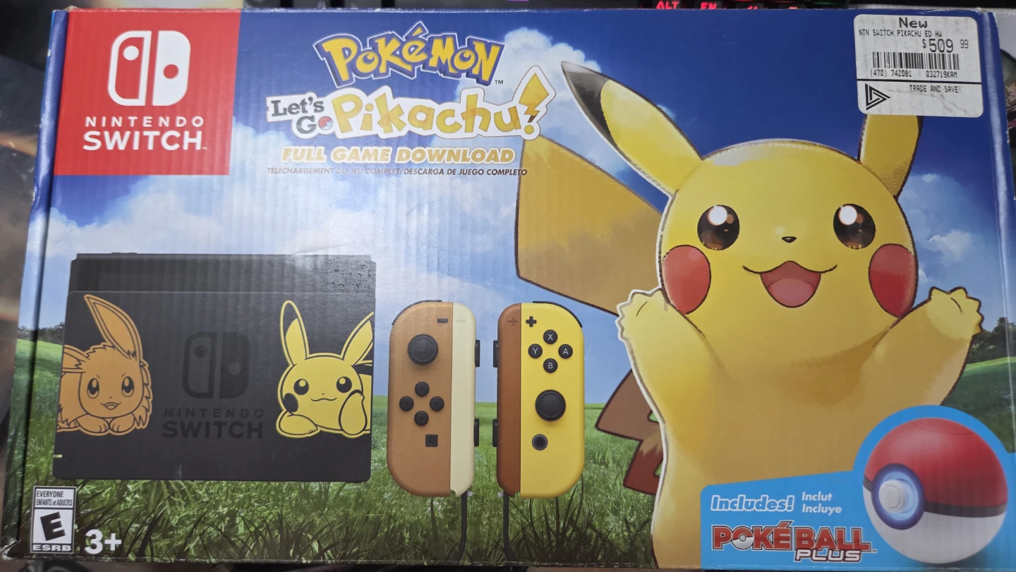 Nintendo Switch Pokémon: Let's Go, Pikachu!