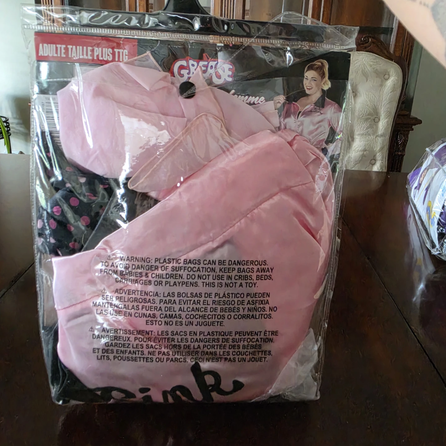 XXL Grease Pink Ladies Jacket Costume - EEUC - photo 2