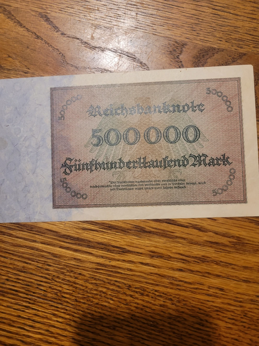 500,000 Reichsbanknote Mark