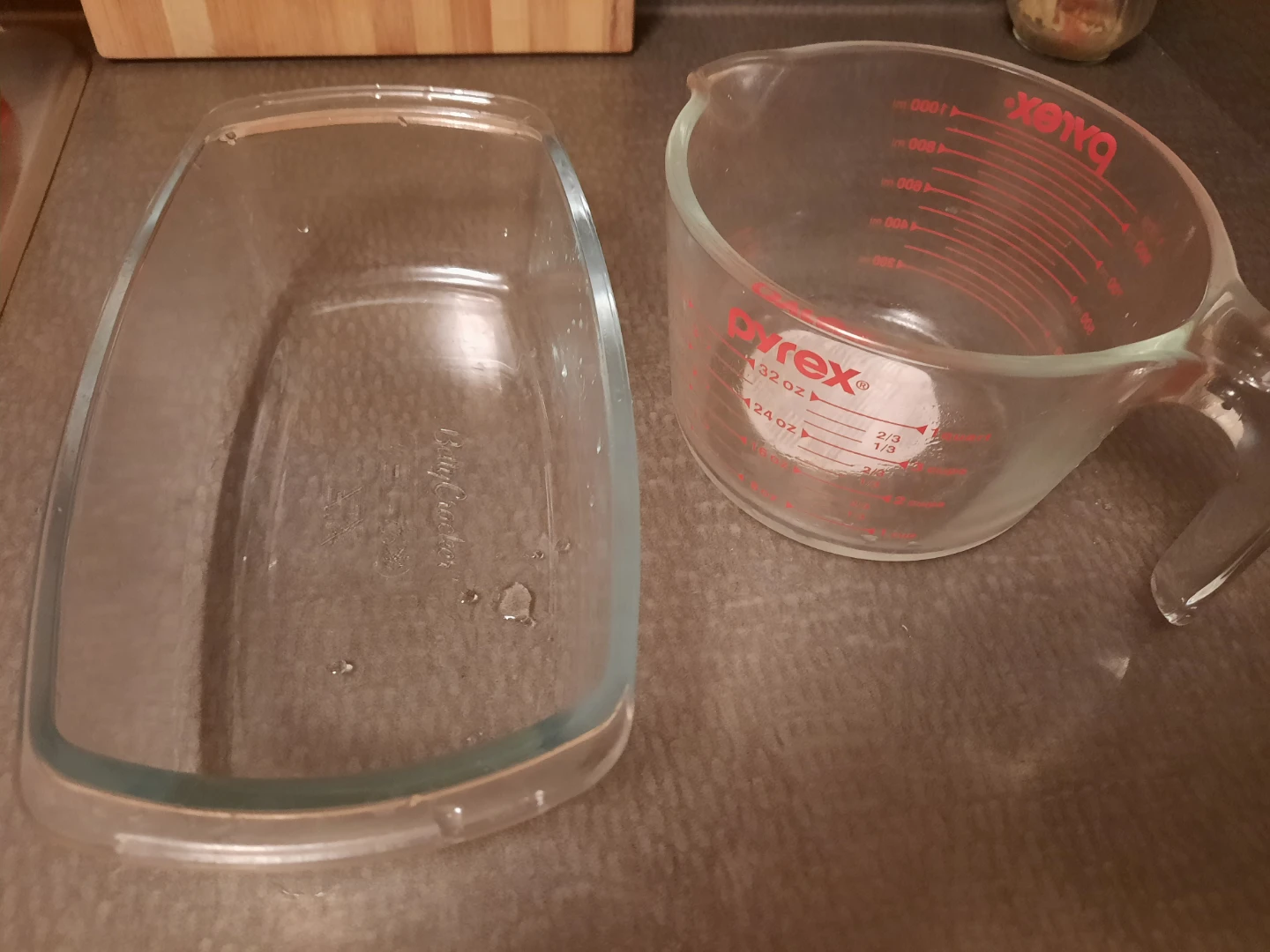 Pyrex Glass and  Baking loaf Dish