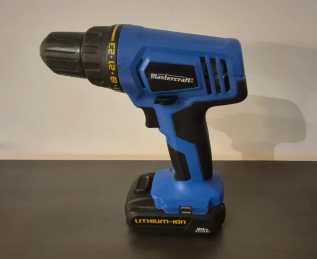 Mastercraft Cordless Drill with Lithium-Ion Battery