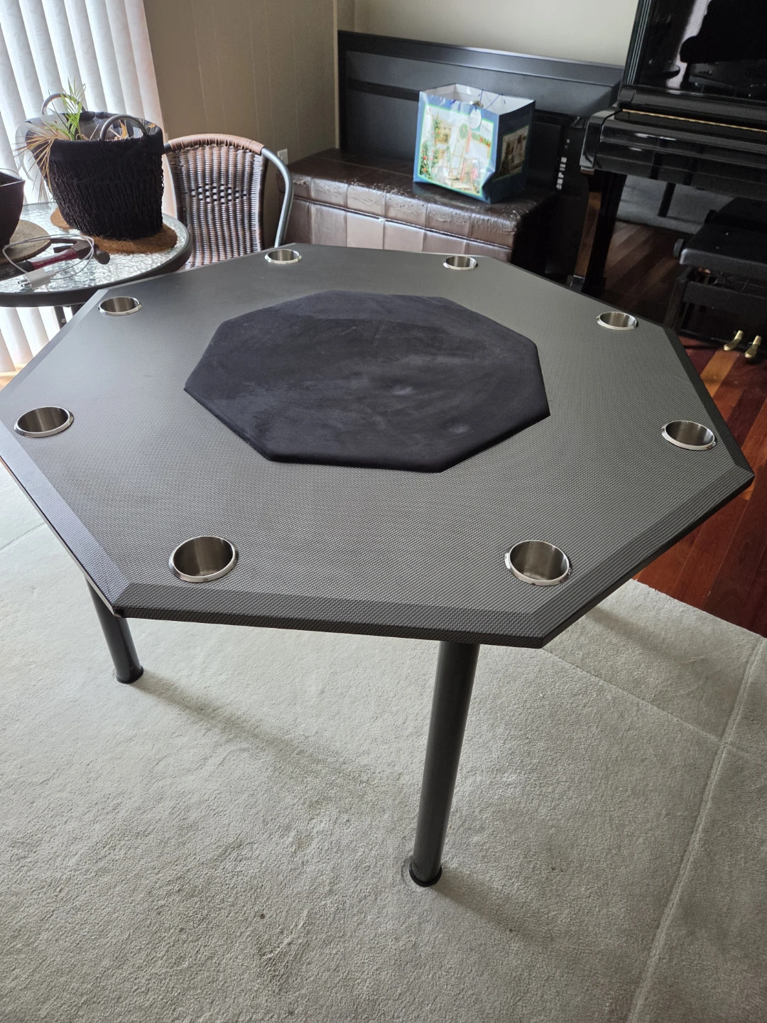 Octagon Poker Table with Cup Holders - photo 2