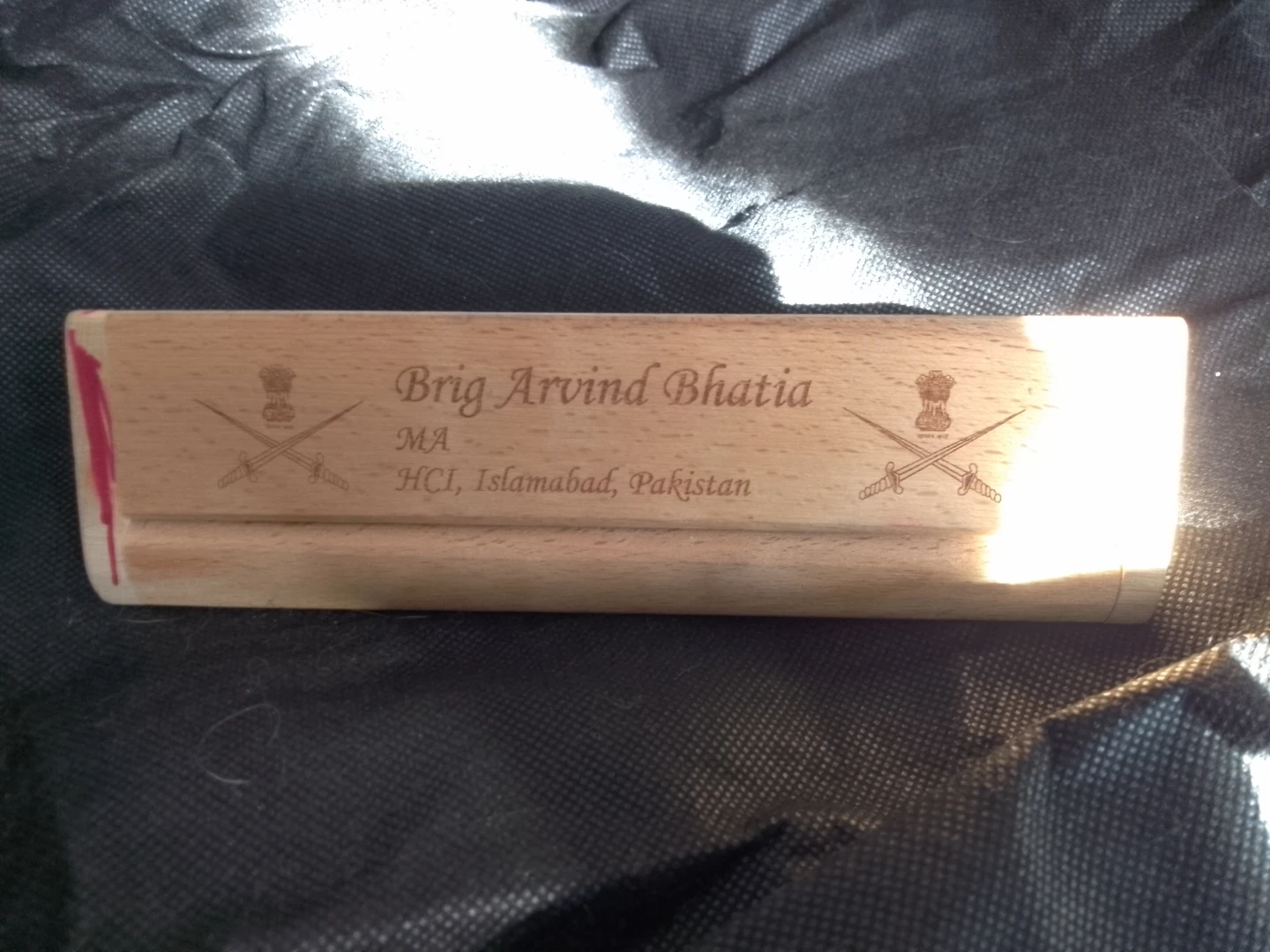 Wooden Desk Organizer with Engraving - photo 2