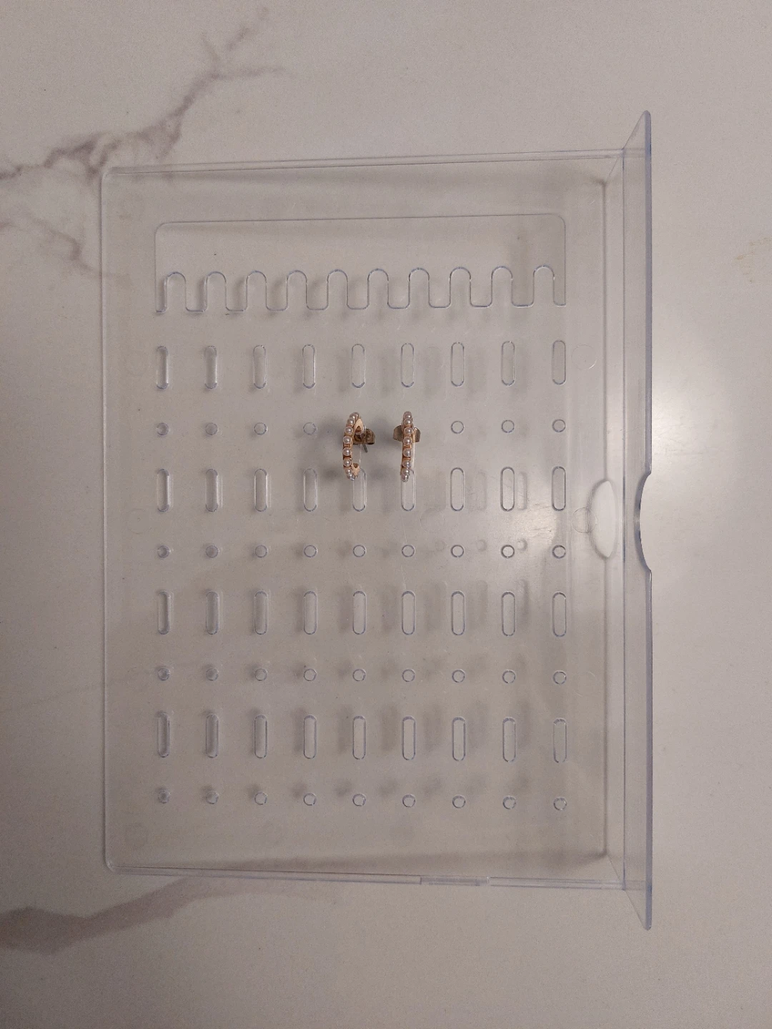 Clear Acrylic Earring Organizer Holder with Drawers - photo 2