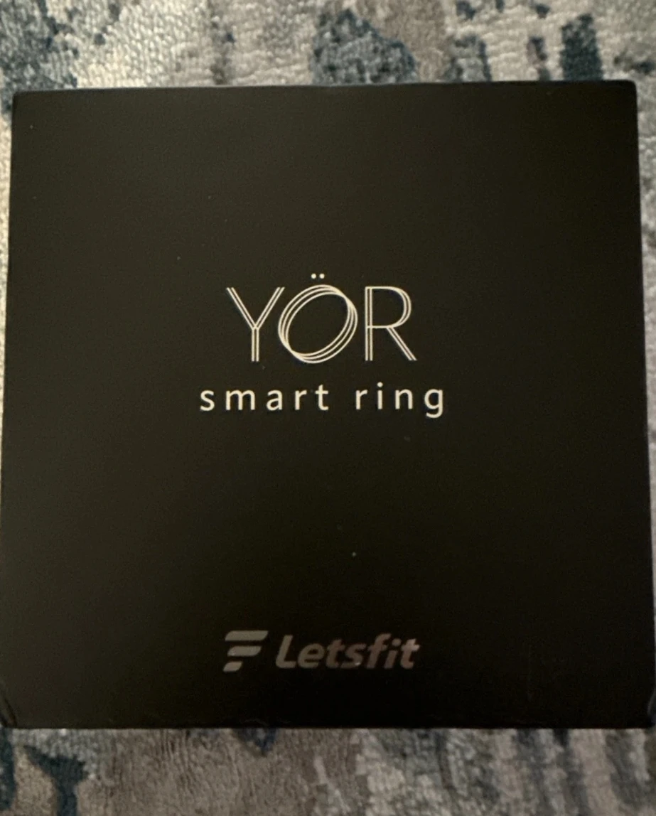 ❤️ Letsfit Smart Ring Rose Gold  Size 10 Body Sleep Tracking