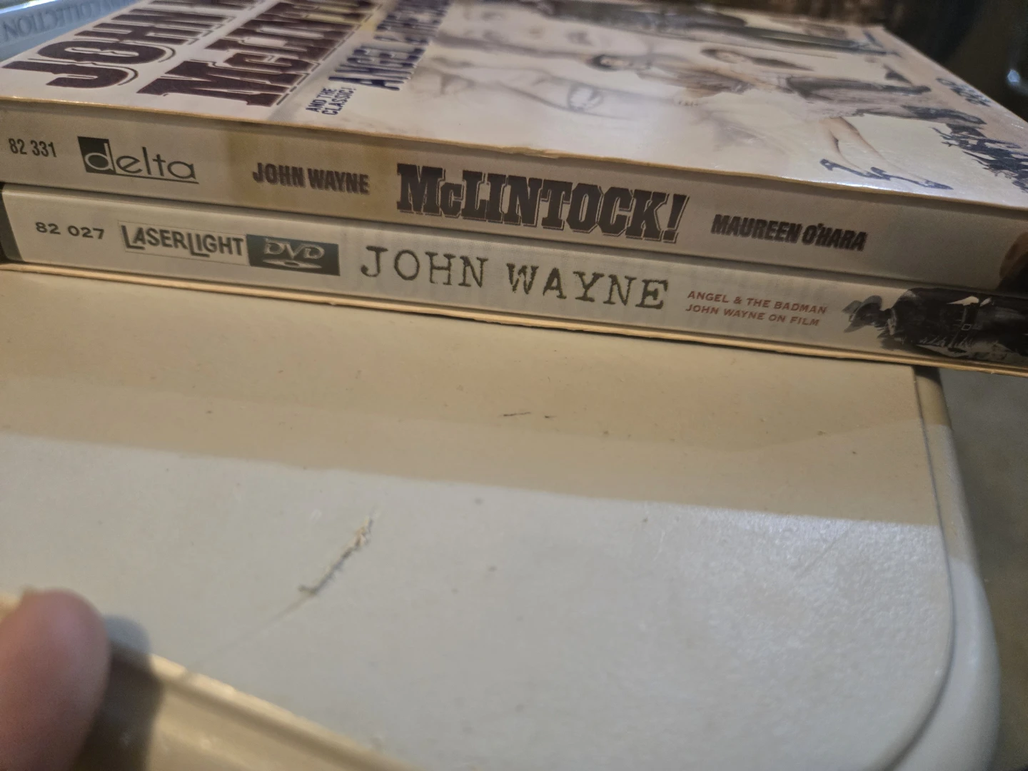 John Wayne McLintock! & Angel & The Badman DVDs