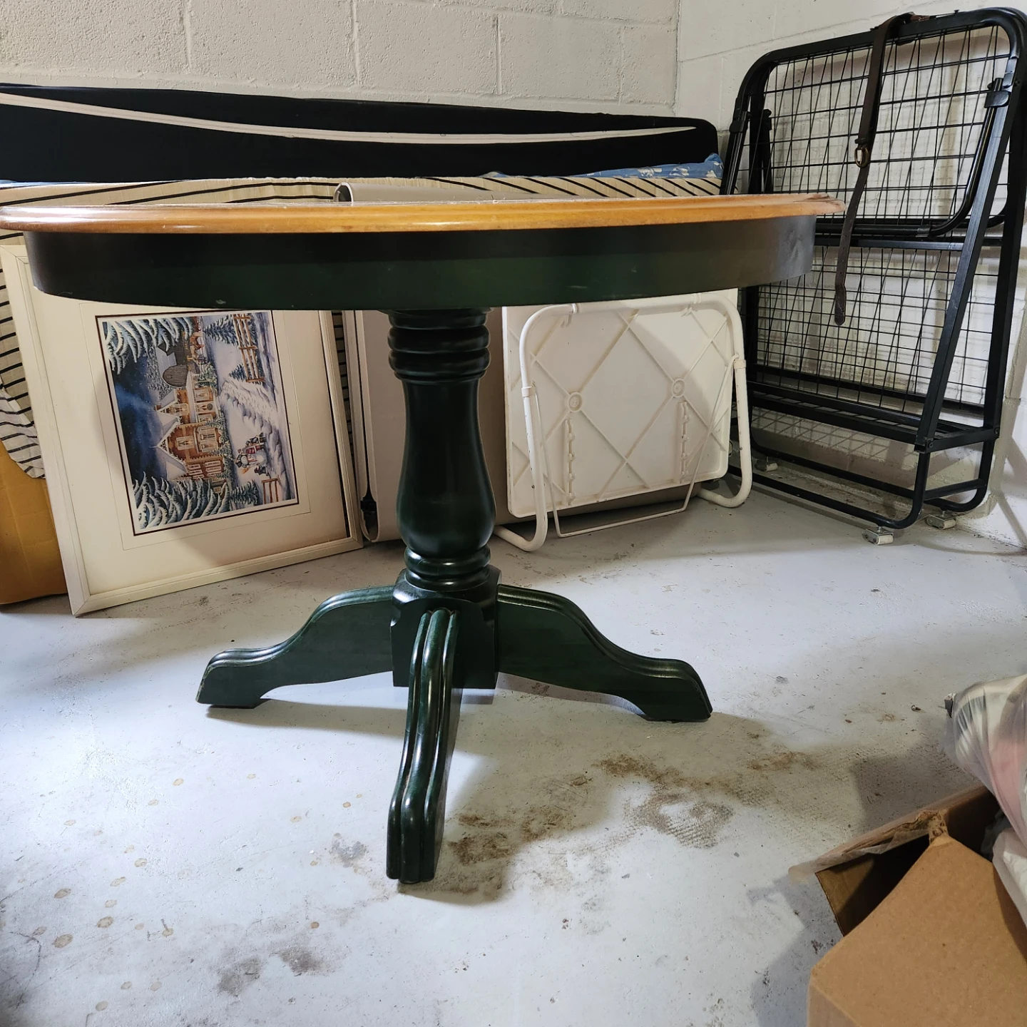 Pedestal table & chairs - photo 3