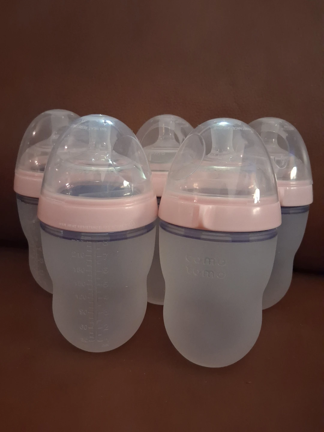 Natural Feel Comotomo Baby Bottles! 5 in total available!