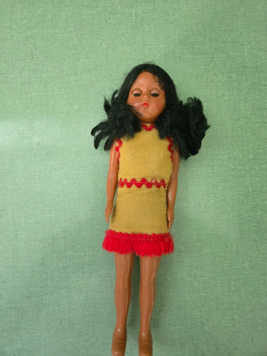 Vintage * Indigenous Native Doll * Reliable Pat. 1958 - photo 3
