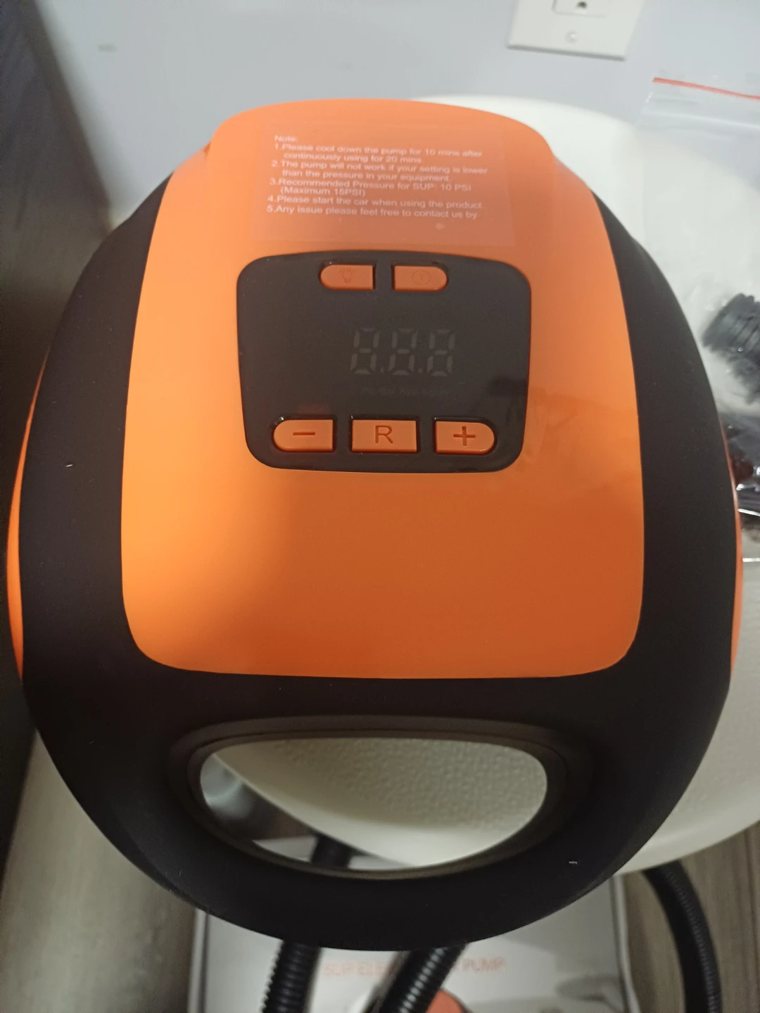 SUP Electric Air Pump Compressor - 12V Car - photo 5