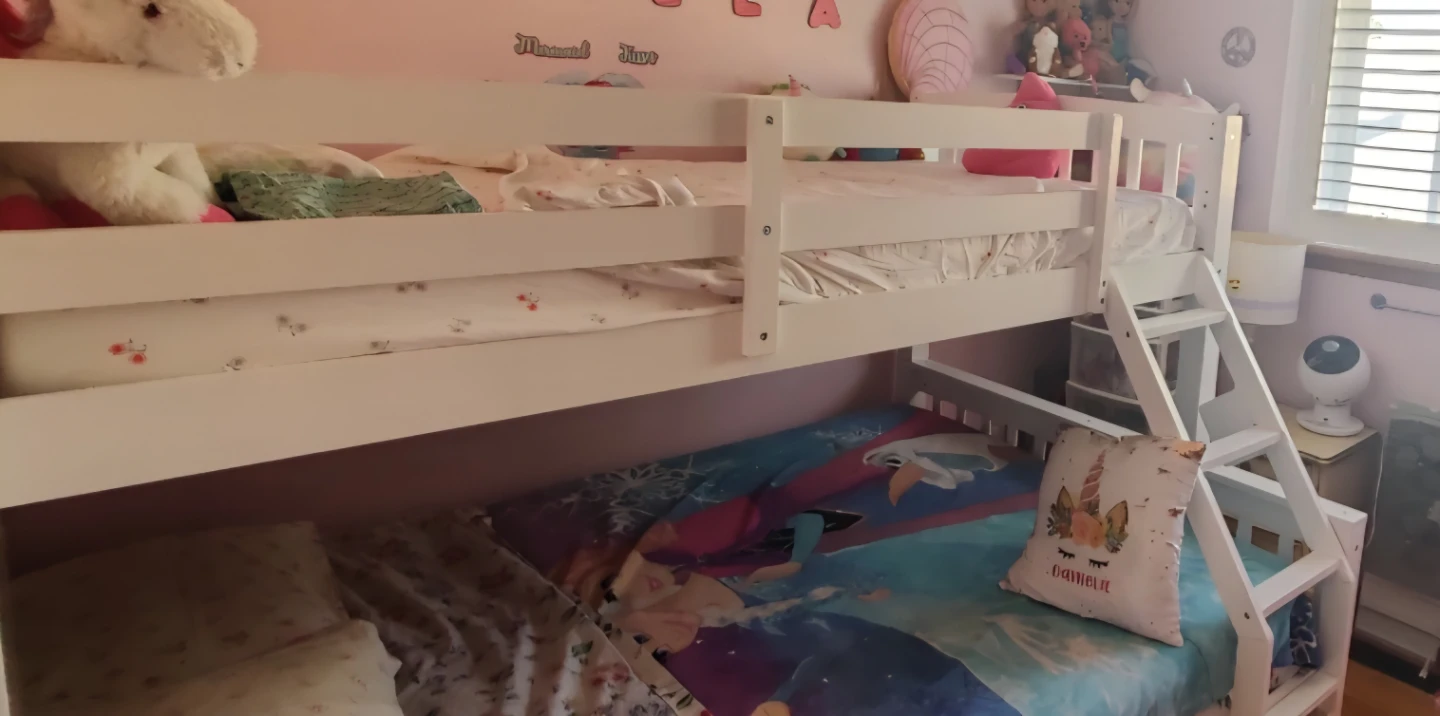 Twin over Full Bunk Bed with top matress - photo 2
