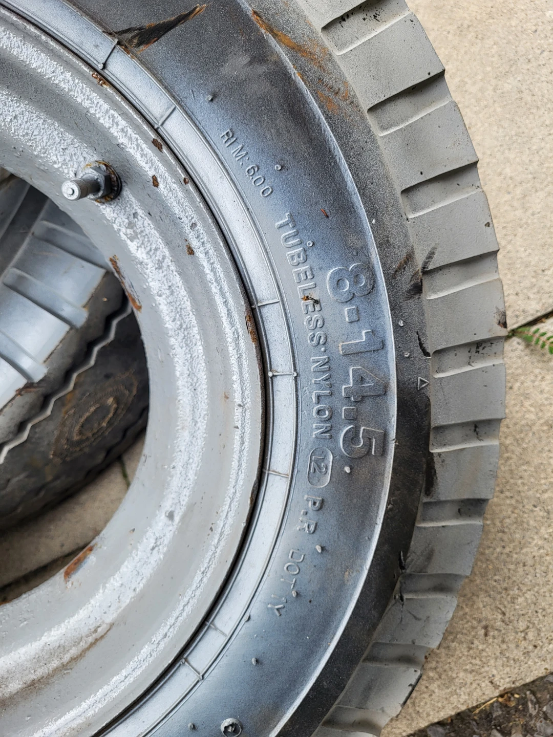 2x Spare Tires for Trailer 8x4.5 - photo 2