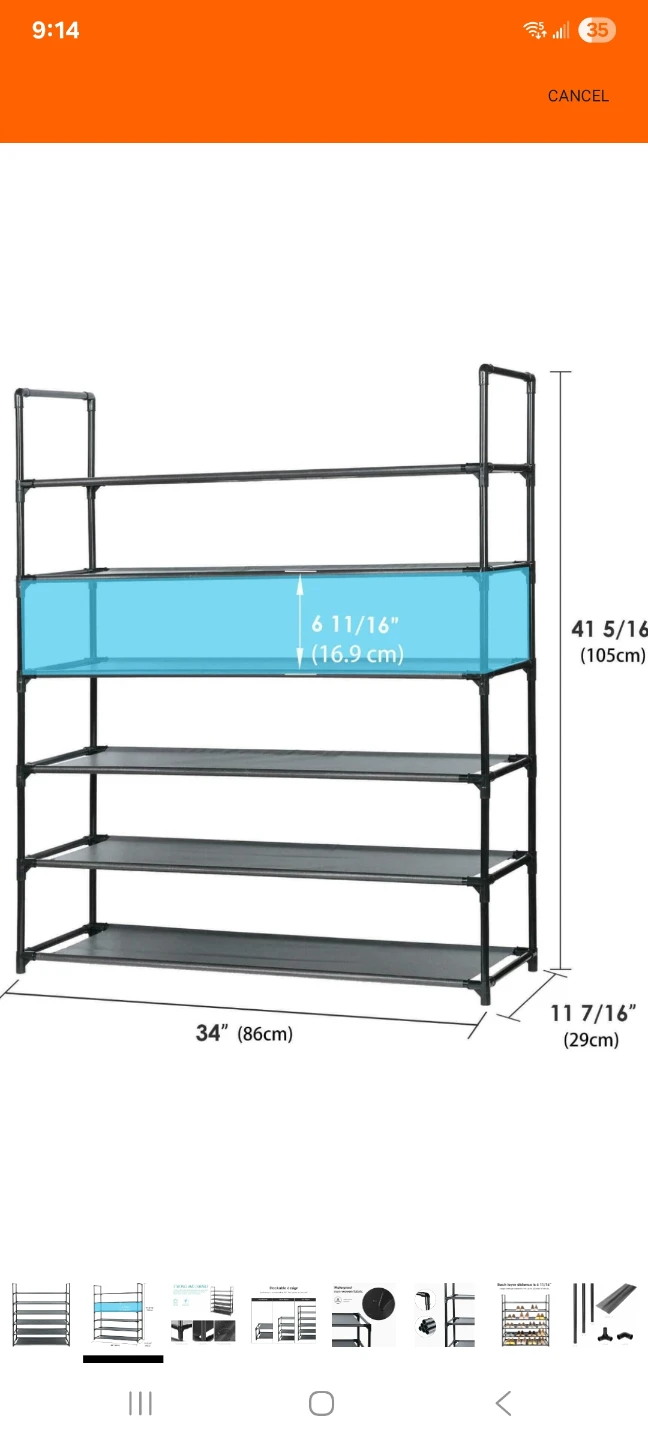 Brand new shoes rack - photo 2