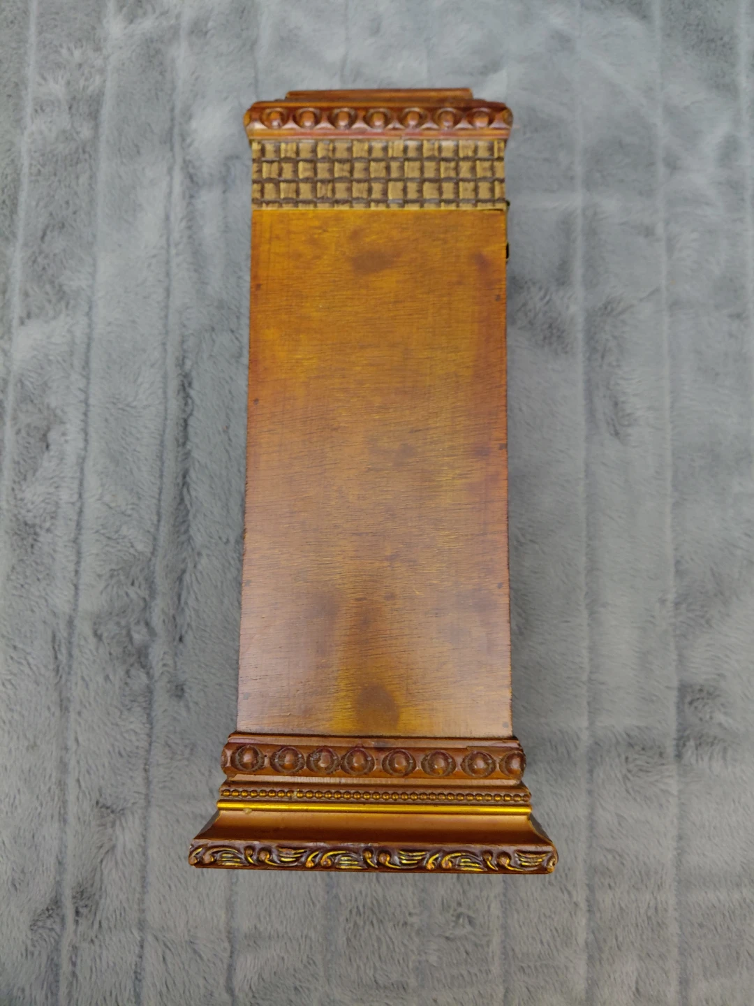 Tall Wooden Decorative Box with Clasp - photo 4