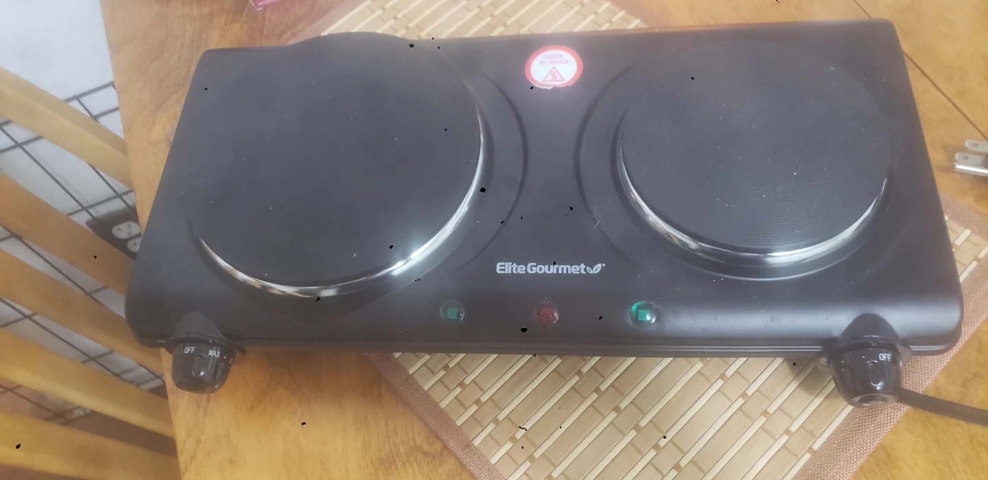Elite Gourmet Double Burner Hot Plate