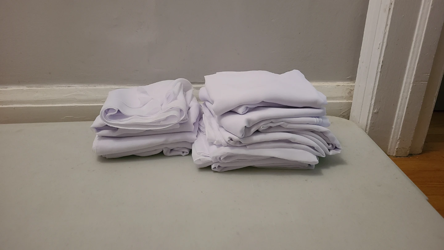 White Table Runners x 14