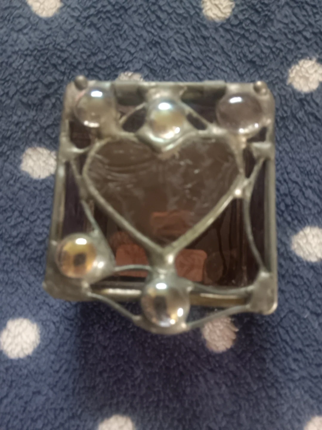 Stained Glass Heart Suncatcher