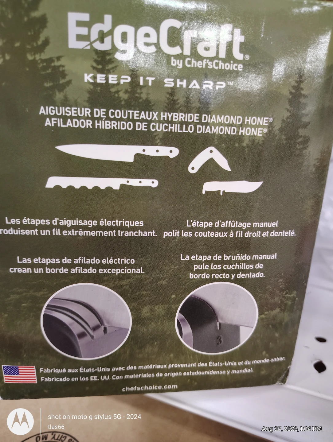 EdgeCraft by Chef'sChoice E270 Hybrid Knife Sharpener - photo 4