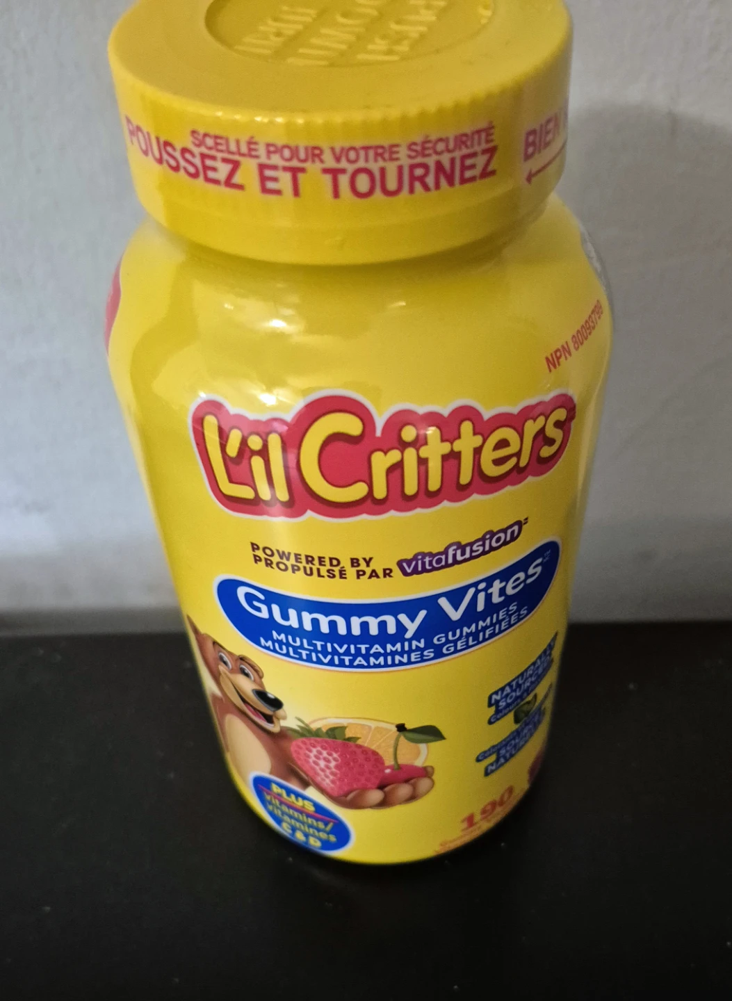 BN)L'il Critters Gummy Vites Multivitamin 190 count